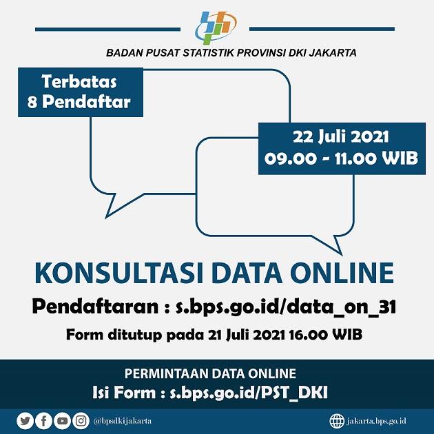 Konsultasi Data Online 22 Juli 2021