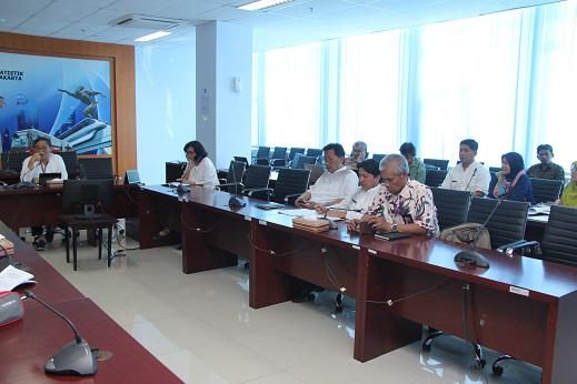 Rapat Konsultan Perencanaan Pembangunan Gedung Wilayah tgl 10 Agust 2018