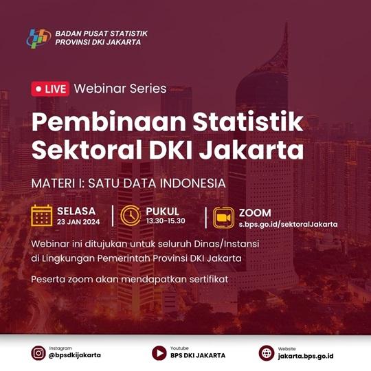 Mari Ikuti Webinar Pembinaan Statisik Sektoral Series 1