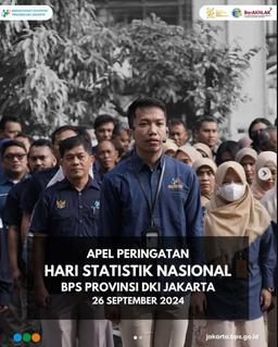 Apel memperingati Hari Statistik Nasional (HSN) ke-64