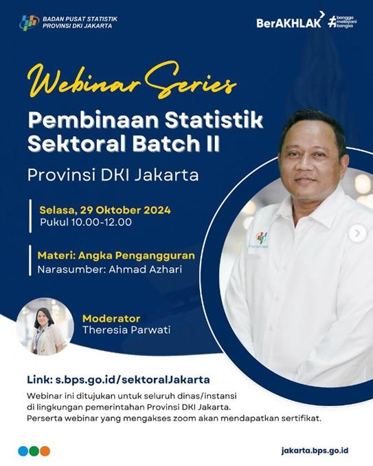 Webinar Pembinaan Statistik Sektoral Series Batch II