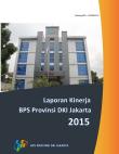 Laporan Kinerja Bps Provinsi Dki Jakarta 2015