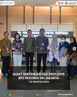 Audit Sertifikasi ISO 9001:2015 di BPS Provinsi DKI Jakarta