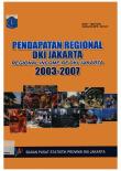 Regional Income Of DKI Jakarta 2003-2007