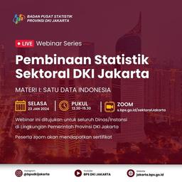 Mari Ikuti Webinar Pembinaan Statisik Sektoral Series 1