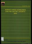 Indeks Harga Konsumen (Ihk) Dan Inflasi Dki Jakarta 2003
