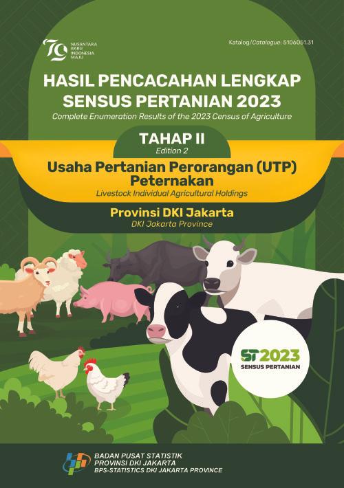 Hasil Pencacahan Lengkap Sensus Pertanian 2023 - Tahap II: Usaha Pertanian Perorangan (UTP) Peternakan Provinsi DKI Jakarta