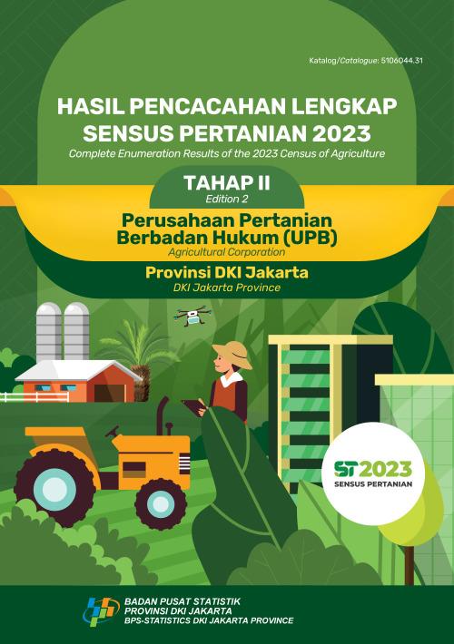 Hasil Pencacahan Lengkap Sensus Pertanian 2023 - Tahap II: Perusahaan Pertanian Berbadan Hukum (UPB) Provinsi DKI Jakarta