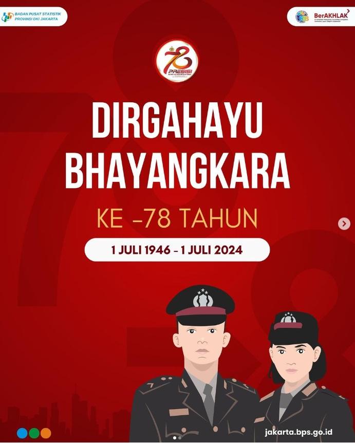 Dirgahayu Bhayangkara ke-78 tahun!