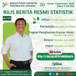 Rilis Berita Resmi Statistik 1 September 2022