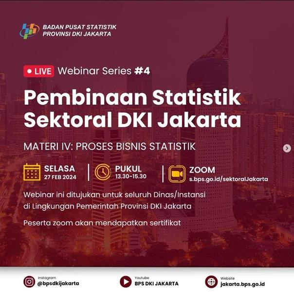 Webinar Series Pembinaan Statisik Sektoral Series #4