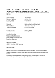 Hotel Statistics and Room Occupancy Rate of Jakarta in 2016