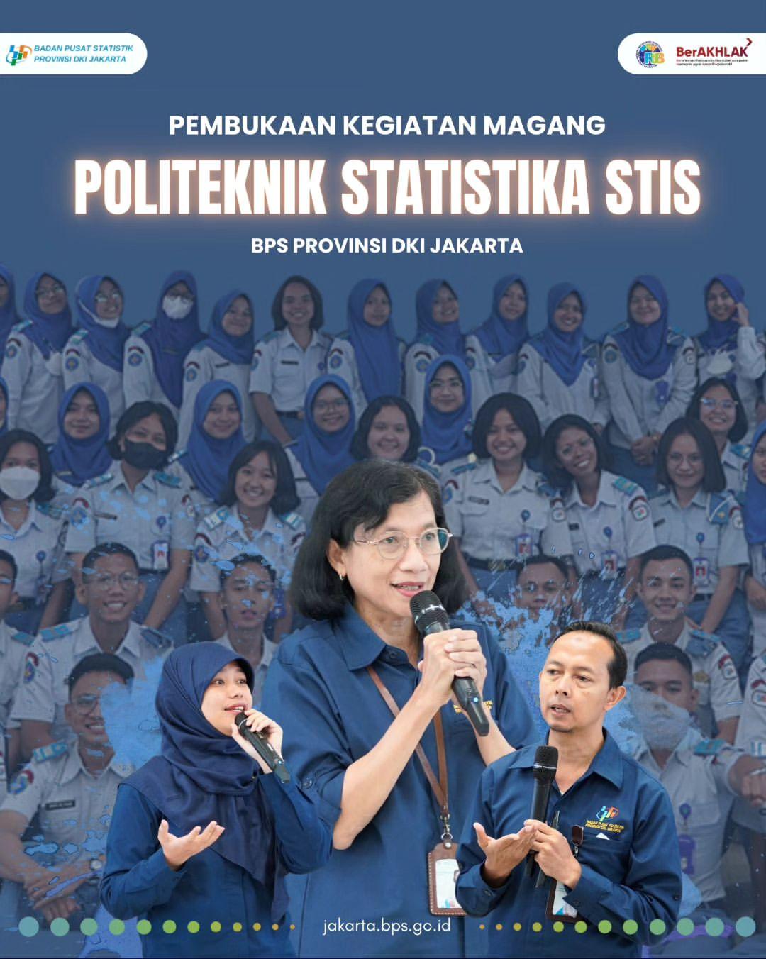 Pembukaan Kegiatan Magang Politeknik Statistika STIS di BPS Provinsi DKI Jakarta