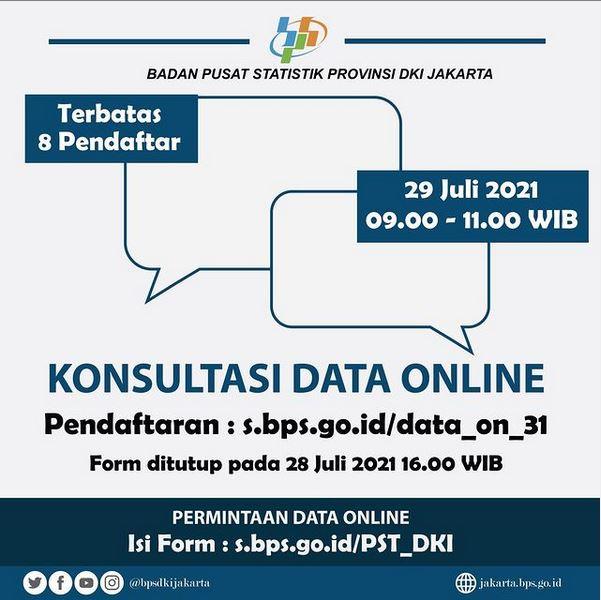 Konsultasi Data Online 29 Juli 2021