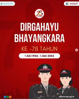 Dirgahayu Bhayangkara ke-78 tahun!