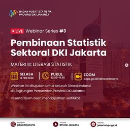 Webinar Series Pembinaan Statisik Sektoral Series #3