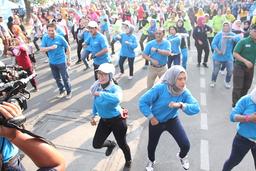 Sosialisa SP BPS Jakarta Timur di CFD Rawamangun tgl 24 November 2019