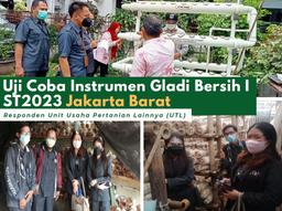 Uji Coba Instrumen Gladi Bersih I ST2023 Jakarta Barat Responden Unit Usaha Pertanian Lainnya