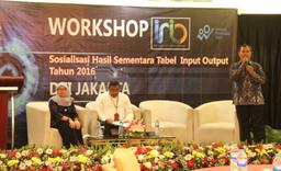 Workshop Sosialisasi Hasil Sementara Tabel Input Output Tahun 2019