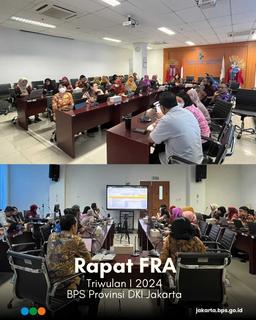 Rapat FRA Triwulan I 2024 BPS Provinsi DKI Jakarta