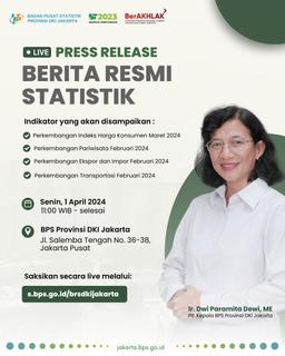 Rilis Berita Resmi Statistik Edisi 1 April 2024