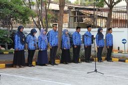 Upacara hari Pahlawan 10 Noverber 2019 di BPS Provinsi DKI