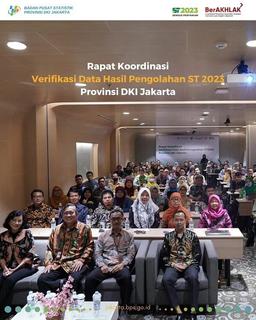 Rapat Koordinasi Verifikasi Hasil Data Pengolahan ST2023