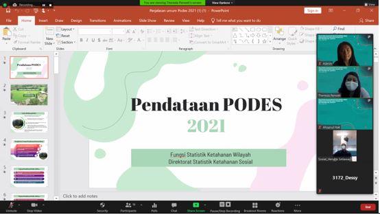 Pelatihan Inda PODES 2021