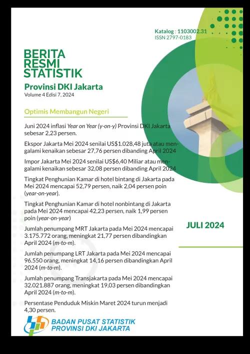 Official Statistics News of DKI Jakarta Province July 2024