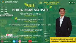 Rilis Berita Resmi Statistik 1 Agustus 2022