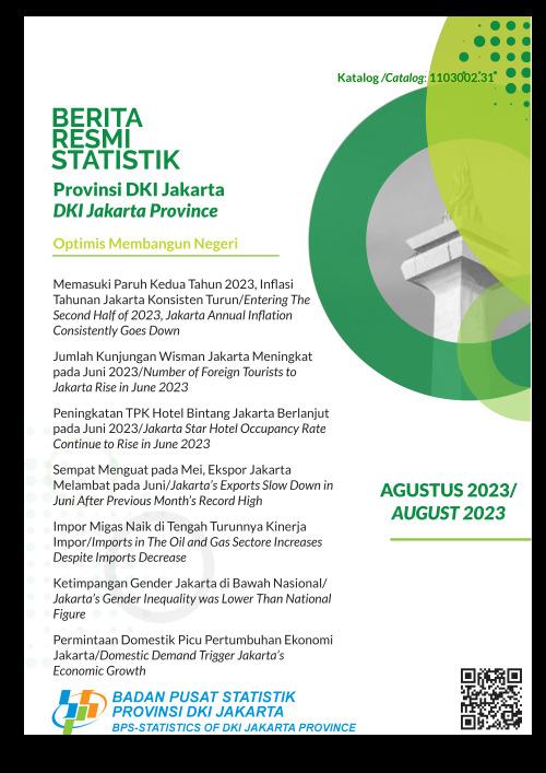 Berita Resmi Statistik Provinsi DKI Jakarta Agustus 2023