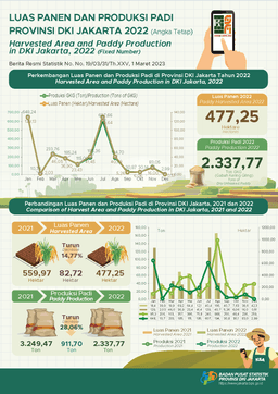 Jakartas Paddy Production Decreased In 2022 (Fixed Number)