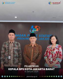 Pelantikan Kepala BPS Kota Jakarta Barat