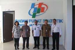 Kunjungan sestama BPS ke pembangunan gd wilayah tgl 26 Maret 2019 Jakut