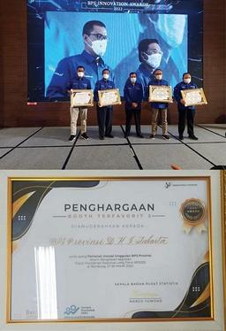 BPS DKI Jakarta Province Wins Second Place in Favorite Booth for the BPS Province 2022 Innovation