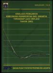 Analisis Pengaruh Kebijakan Pemerintah DKI Jakarta Terhadap Laju Inflasi Tahun 2001