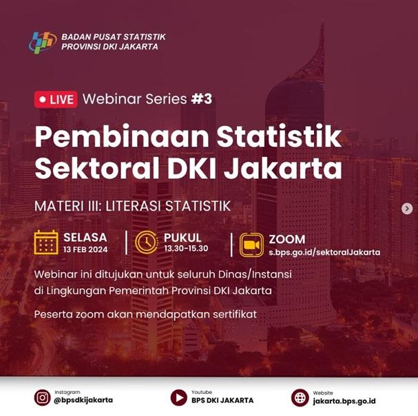 Webinar Series Pembinaan Statisik Sektoral Series #3